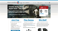 Desktop Screenshot of clubconflict.com